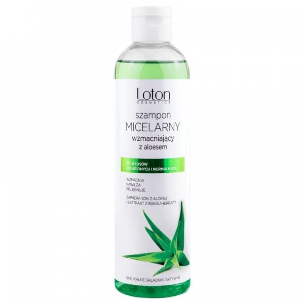 LOTON Шампунь для волосся Micellar Зміцнюючий міцелярний з Aloe, 300 мл.