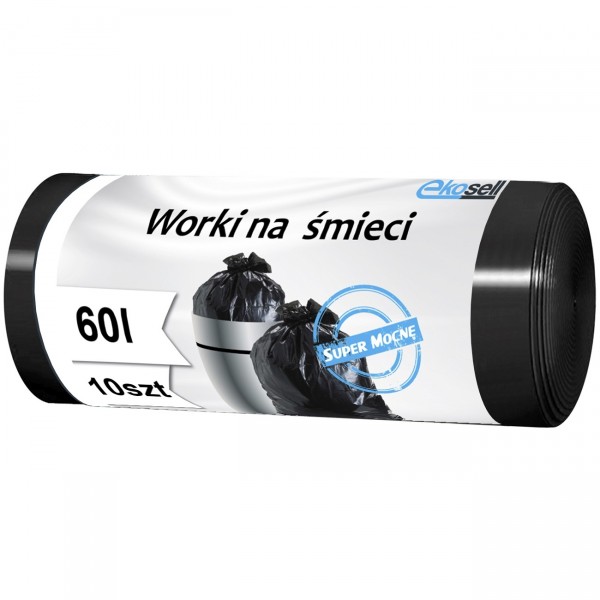 Ekosell Пакети для сміття (міцні) 60л / 10 шт