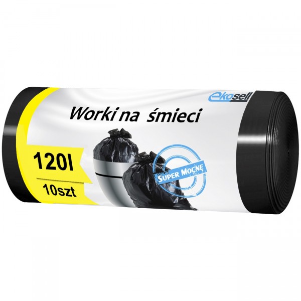 Ekosell Пакети для сміття (міцні) 120л / 10 шт