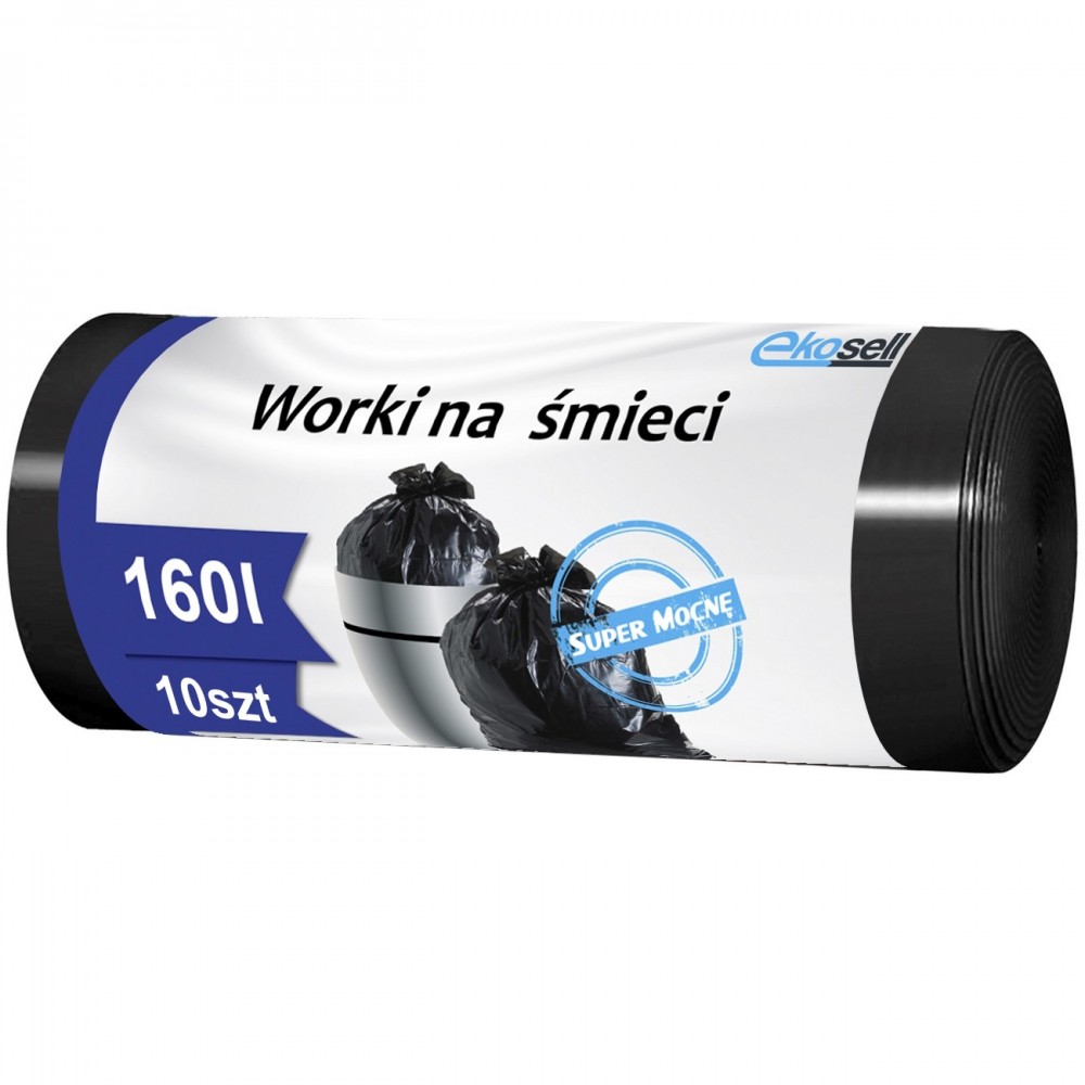 Ekosell Пакети для сміття (міцні) 160л / 10 шт